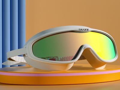 Kính bơi tráng gướng SUZE cao cấp, thiết kế panorama thời thượng, chống lóa và tia UV cực tốt