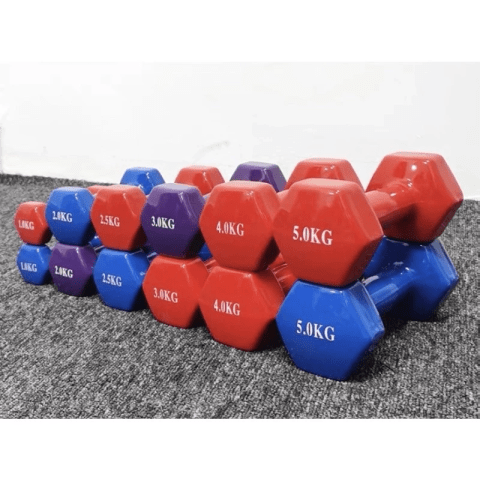 Tạ Tay Sắt Bọc Cao Su Cao Cấp - Đa Dạng Trọng Lượng, An Toàn Tập Luyện