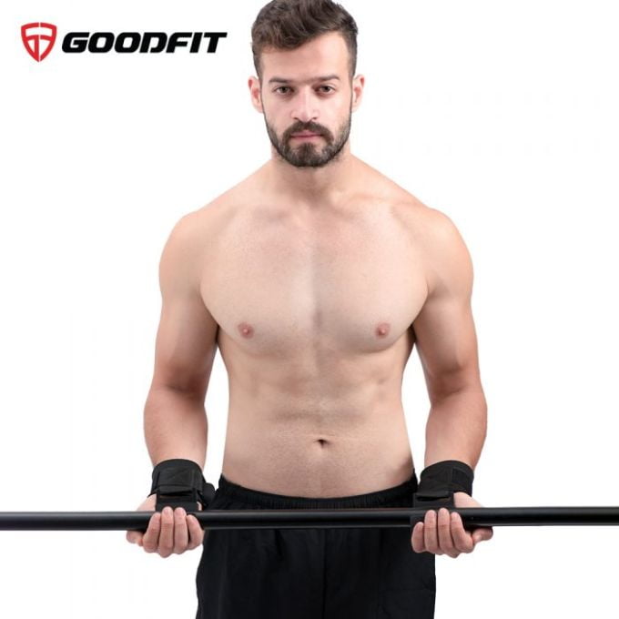 Dây cuốn cổ tay có móc nâng tạ Goodfit GF732LS