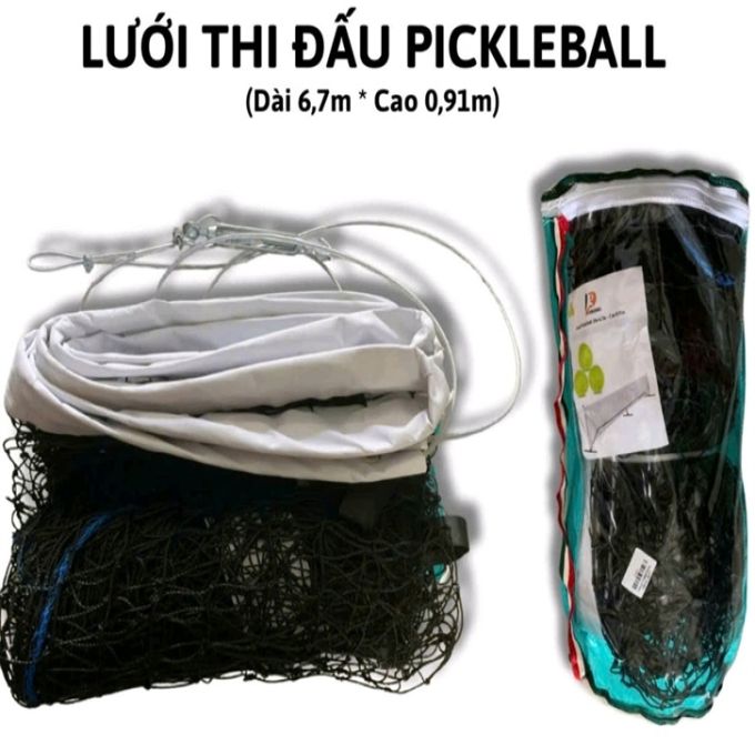 Lưới Pickleball thi đấu chất lượng cao, kích thước 6.7 x 0.91m