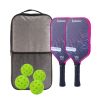 Bộ 2 vợt Pickleball cao cấp siêu nhẹ, siêu bền TẶNG kèm túi và 4 bóng, bộ vợt Pickleball cho gia đình bền đẹp, giá rẻ