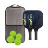 Bộ 2 vợt Pickleball cao cấp siêu nhẹ, siêu bền TẶNG kèm túi và 4 bóng, bộ vợt Pickleball cho gia đình bền đẹp, giá rẻ