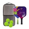 Bộ 2 vợt Pickleball cho trẻ em tuyệt đẹp, siêu bền siêu nhẹ, TẶNG kèm 1 túi đựng và 4 bóng