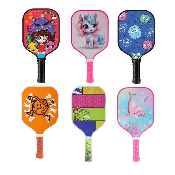 Vợt Pickleball cao cấp cho trẻ em, họa hình cuốn hút, sự lựa chọn hoàn hảo cho môn thể thao năng động