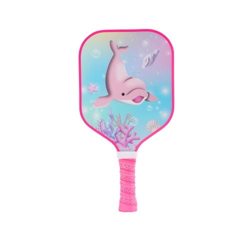 Vợt Pickleball Hình Cá Heo Hồng – Đưa Niềm Vui Thể Thao Đến Với Trẻ Em